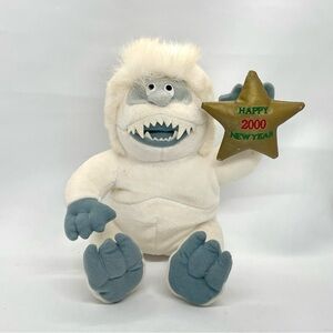 1999 Stuffins Abominable Snowman Bumble Plush, Rudolph Island of Misfit Toys